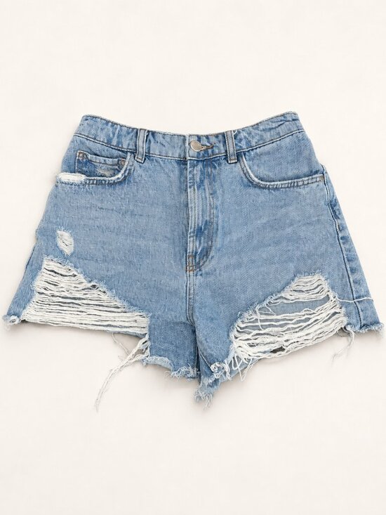 Zara Pants - Zara Z1975 Women’s Size 4 Distressed Cutoff Denim Shorts Light Wash4